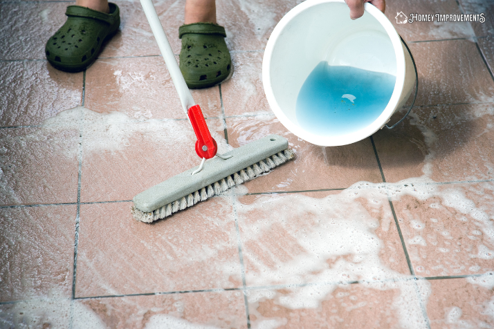 clean the subfloor