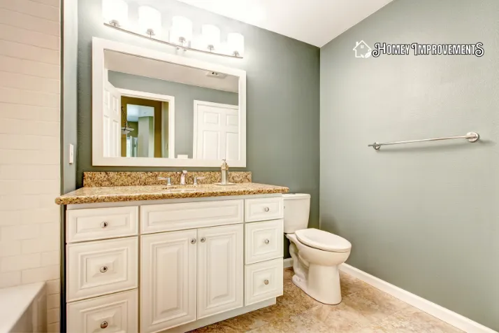 bathroom vanity having Drawers and Shelves