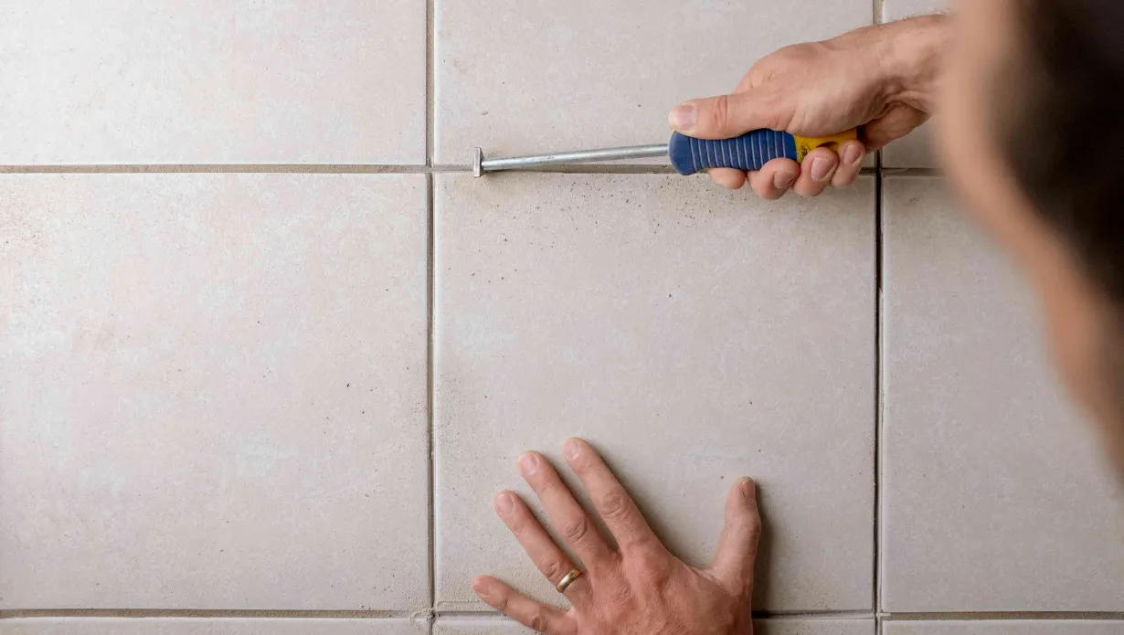 Easy Way Regrout Tiles