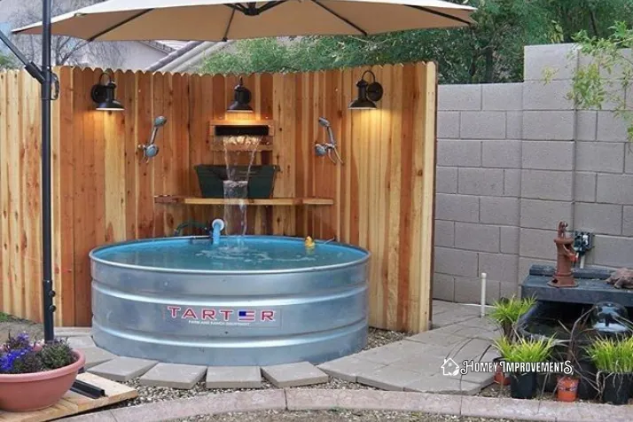 Galvanized Stock Tank Hot Tub