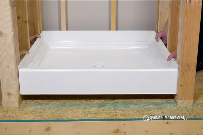 Install the Shower Pan