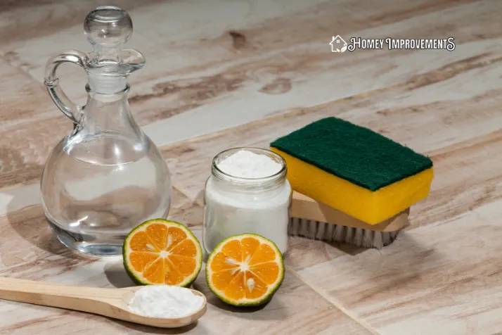 Using baking soda on kitchen sink faucet