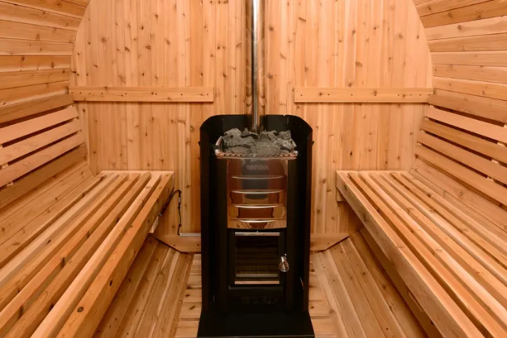 Wood-Burning Sauna